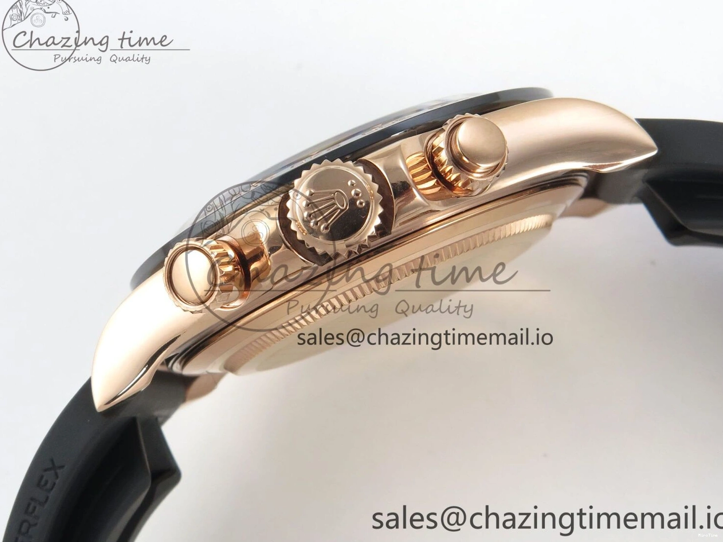 MiroTime 1228 UrbanChic Daytona 116515 QF 1:1 Best Edition RG Black Dial on Oysterflex Strap SH4130 V11（Gain Weight） 158